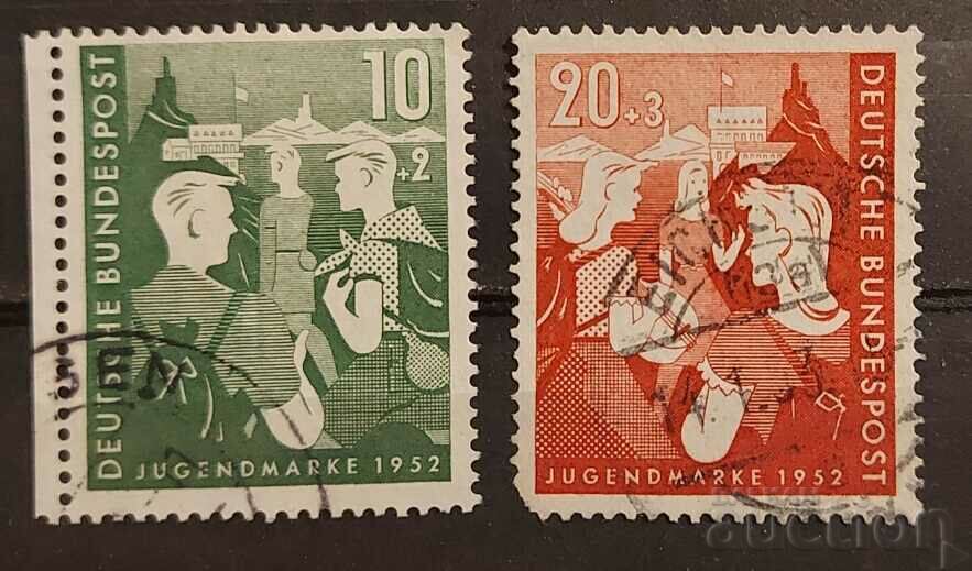 Germany 1952 Buildings €60 Stamp