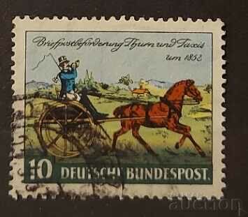Germany 1952 Anniversary/Horses €4 Stamp