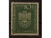 Германия 1953 Годишнина/Птици 40€ Клеймо