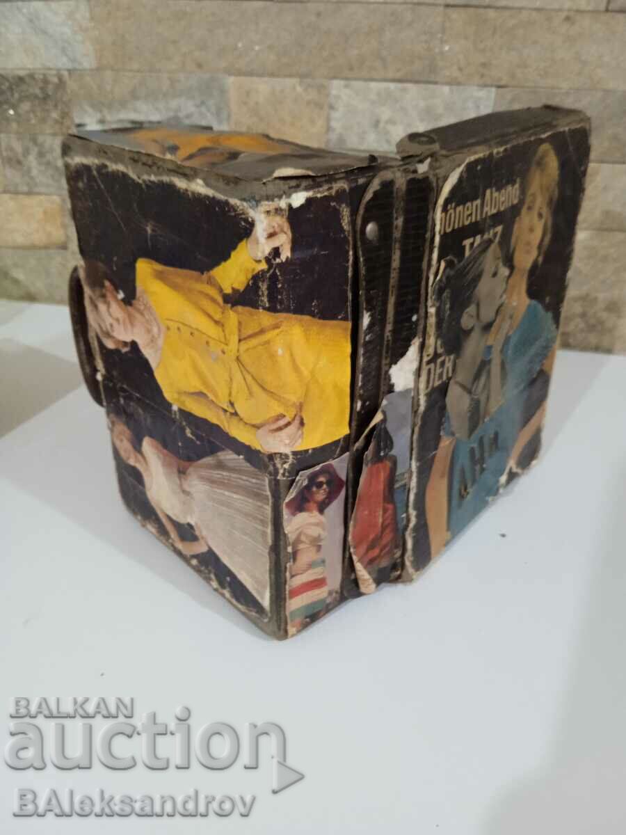 Old small briefcase, mokawa - 5 Old small briefcase, mokawa - 5