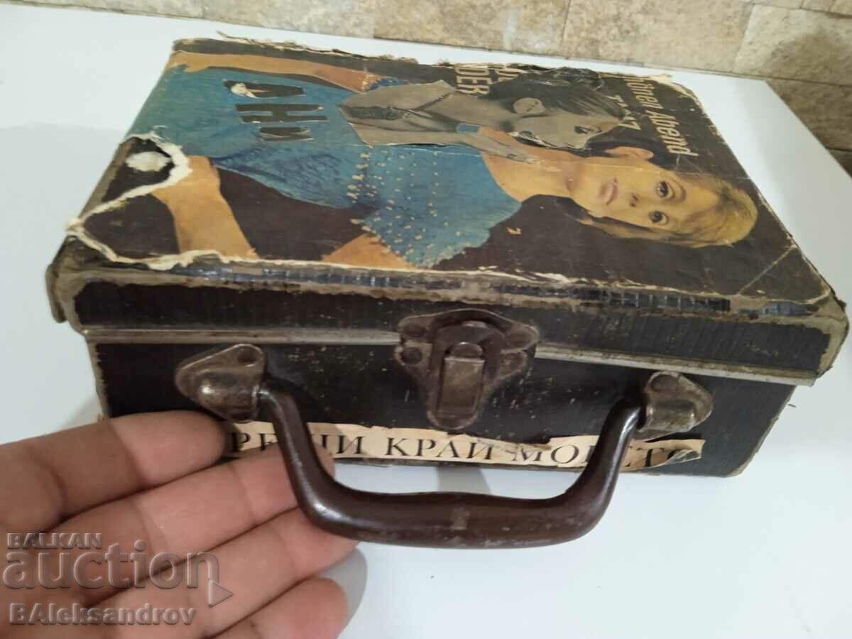 Old small briefcase, mokawa - 6 Old small briefcase, mokawa - 6