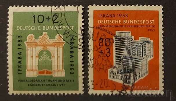 Германия 1953 Филателно изложение/Сгради 60€ Клеймо