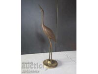 Pasăre - figură de bronz