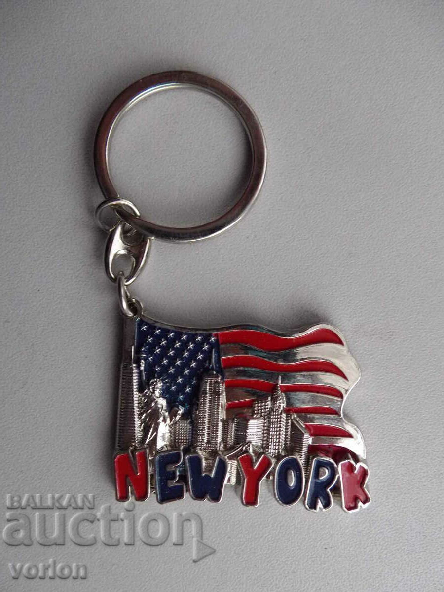 Keychain: New York - USA.