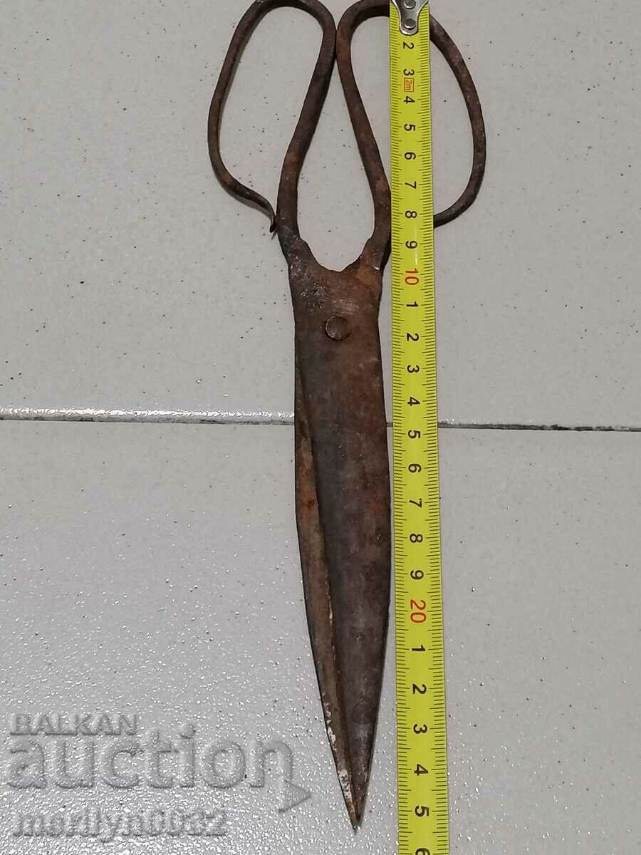 Old wrought iron scissors, knife, wrought iron scissors with price 49.00 BGN | € 25.05