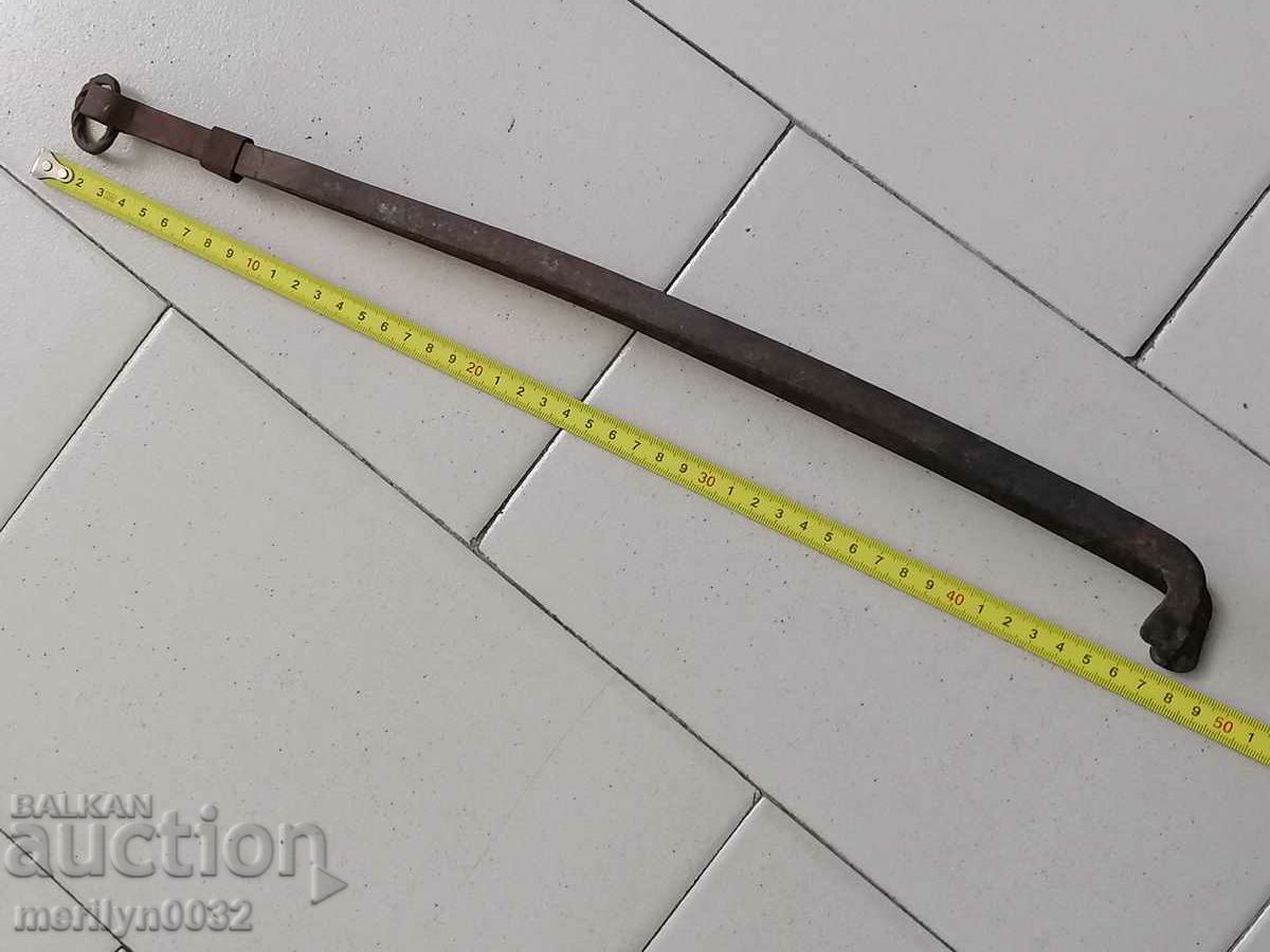 Παράδοση Παλιό ντιλάφι, λαβίδα, σφυρήλατο σίδερο για φούρνο