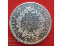 5 Franci 1873 O CALITATE de argint Franta !