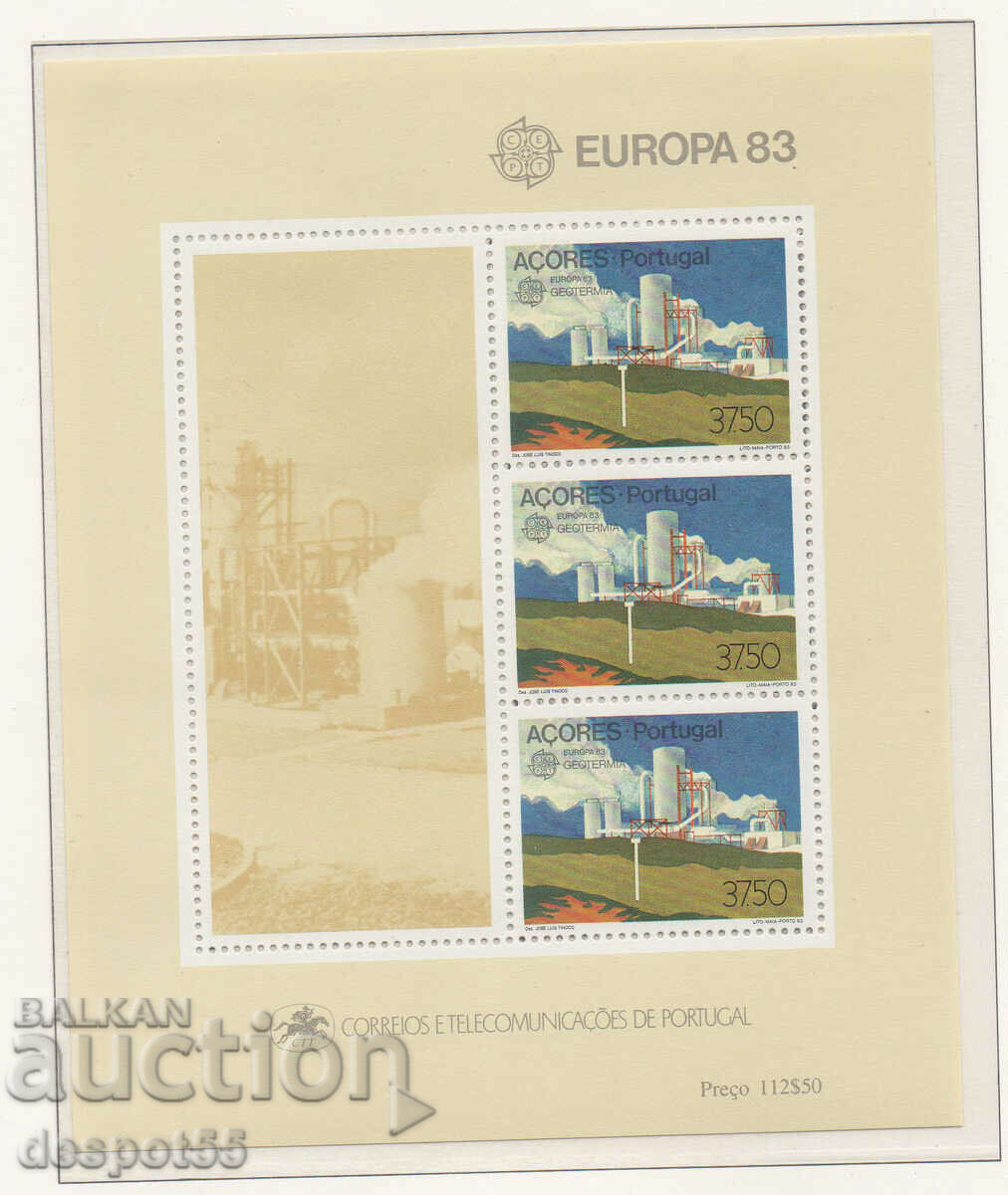1983. Azores. Europe - Inventions. Block.