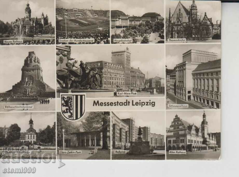 Postcard Leipzig