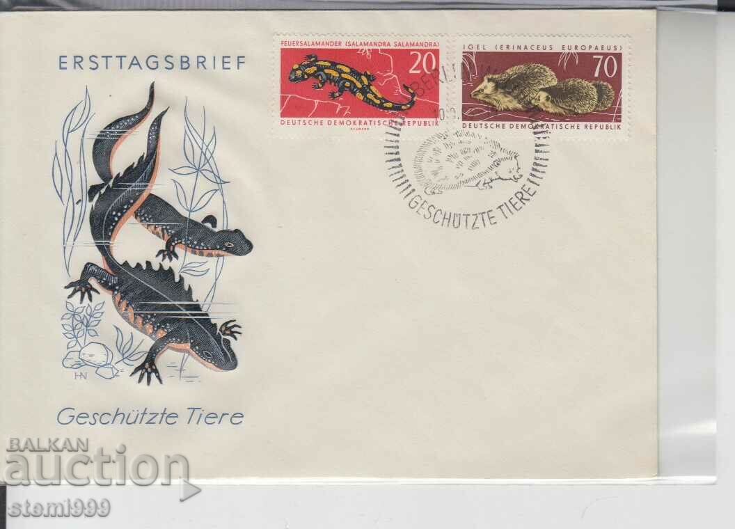 First Day Mailing Envelope FDC Protected Animals