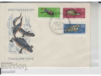 First Day Mailing Envelope FDC Protected Animals
