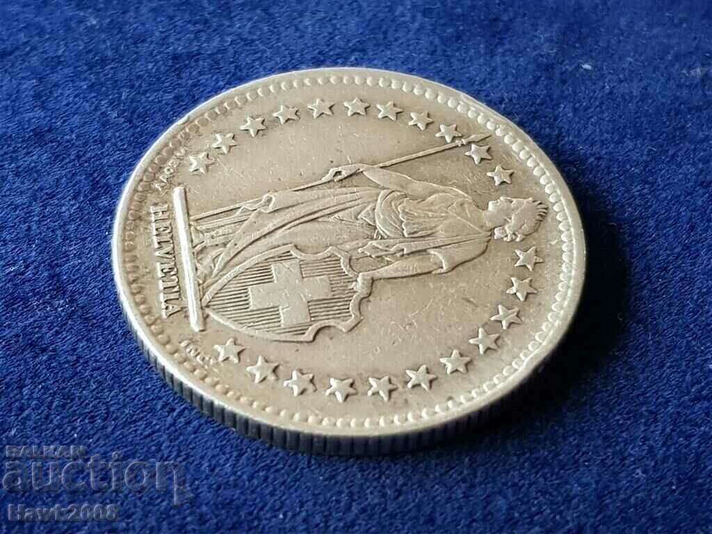 2 francs 1948 Switzerland SILVER silver coin silver - 6 2 francs 1948 Switzerland SILVER silver coin silver - 6