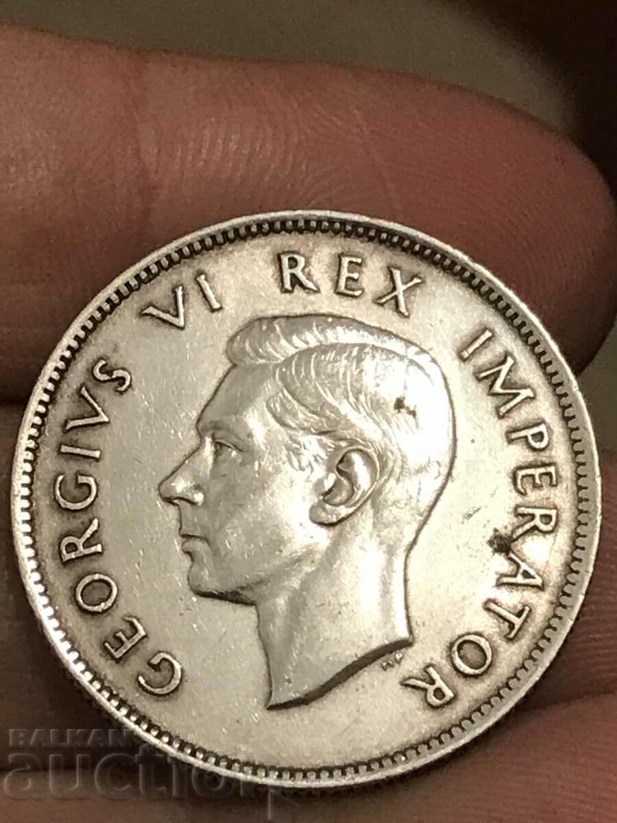 South Africa 2 Shillings 1937 George VI Silver with price 54.00 BGN | € 27.61 South Africa 2 Shillings 1937 George VI Silver with price 54.00 BGN | € 27.61