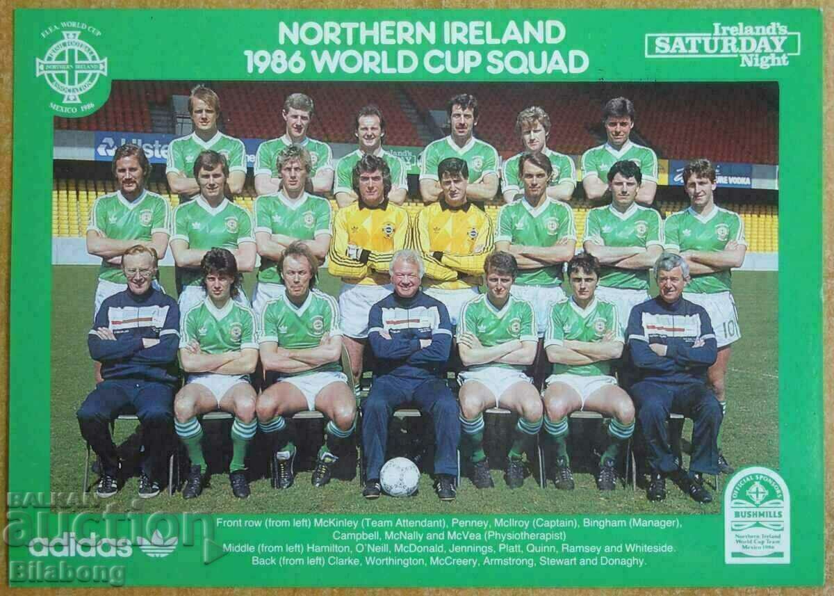 Картичка - Северна Ирландия 1986