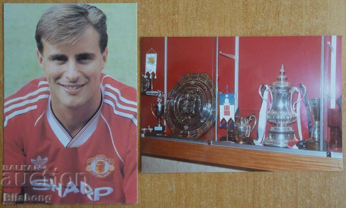 Card - Clayton Blackmore + photo Manchester United