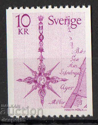 1978. Suedia. Săgeată îndreptată spre nord.