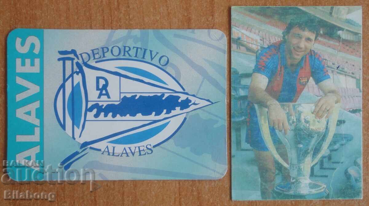 Calendaruțe - Deportivo Alaves 2003 și Hristo Stoichkov 1992