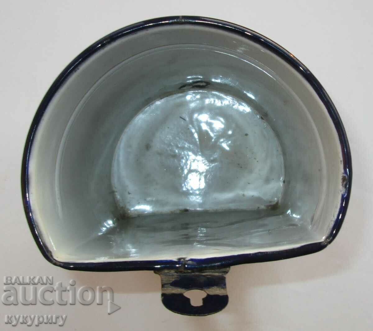 Стар емайлиран съд за вода с етикет Царство България - 7 Стар емайлиран съд за вода с етикет Царство България - 7