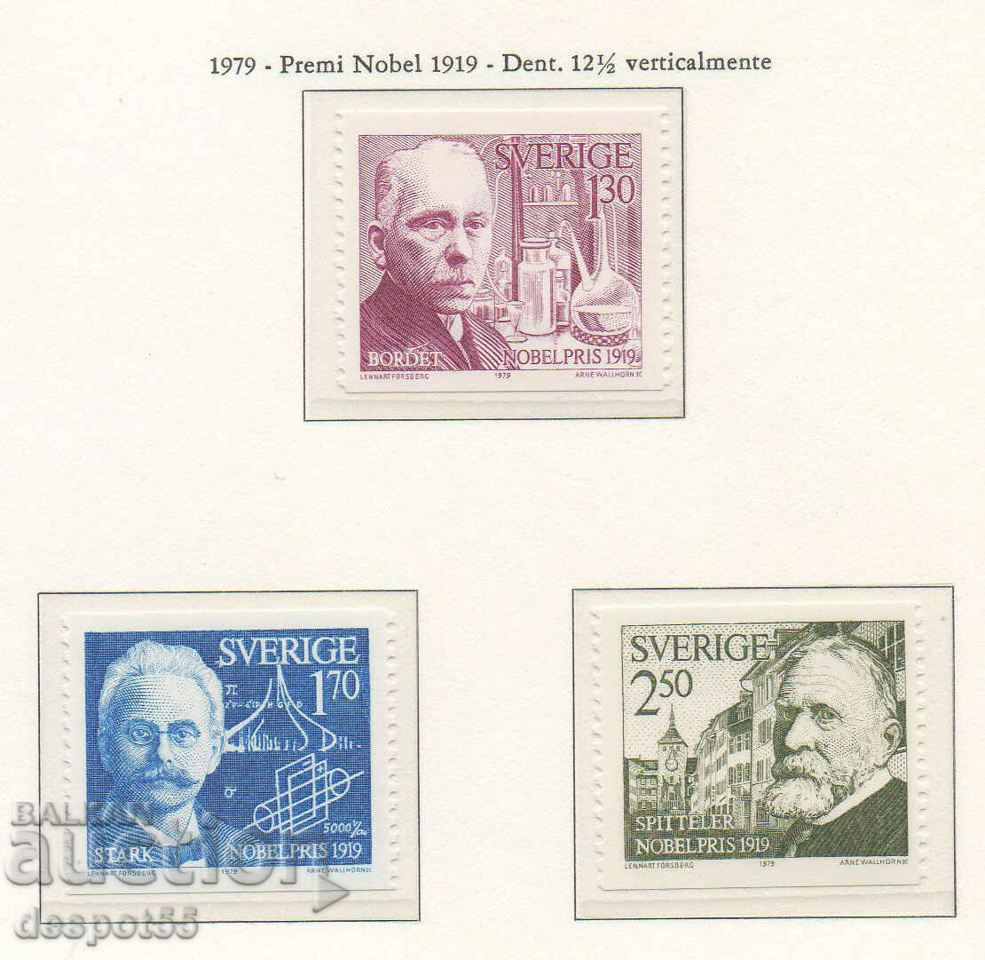 1979. Suedia. Câștigători ai Premiului Nobel 1919