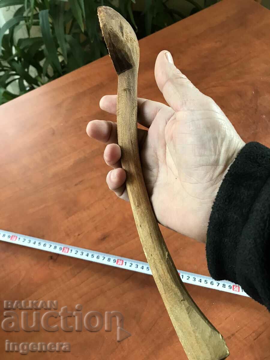 ANCIENT WOODEN SPOON - 5 ANCIENT WOODEN SPOON - 5