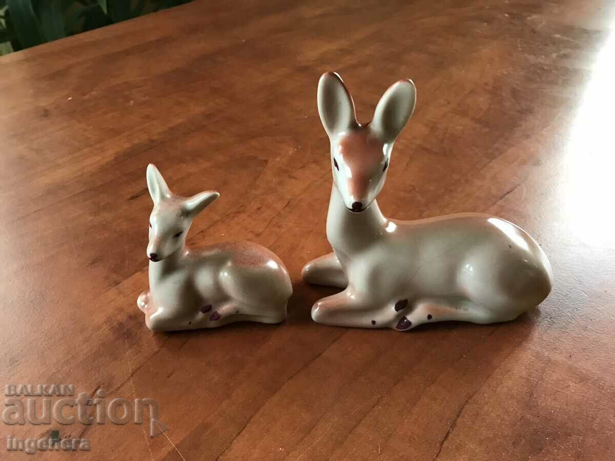 Auction PORCELAIN FIGURE STATUETTE FEE AND DOE FROM SOCA Auction PORCELAIN FIGURE STATUETTE FEE AND DOE FROM SOCA