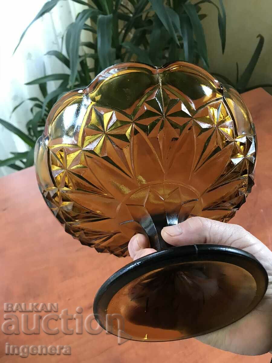 FRUCTIERA THICK COLORED EMBOSSED GLASS BEAUTY - 6 FRUCTIERA THICK COLORED EMBOSSED GLASS BEAUTY - 6