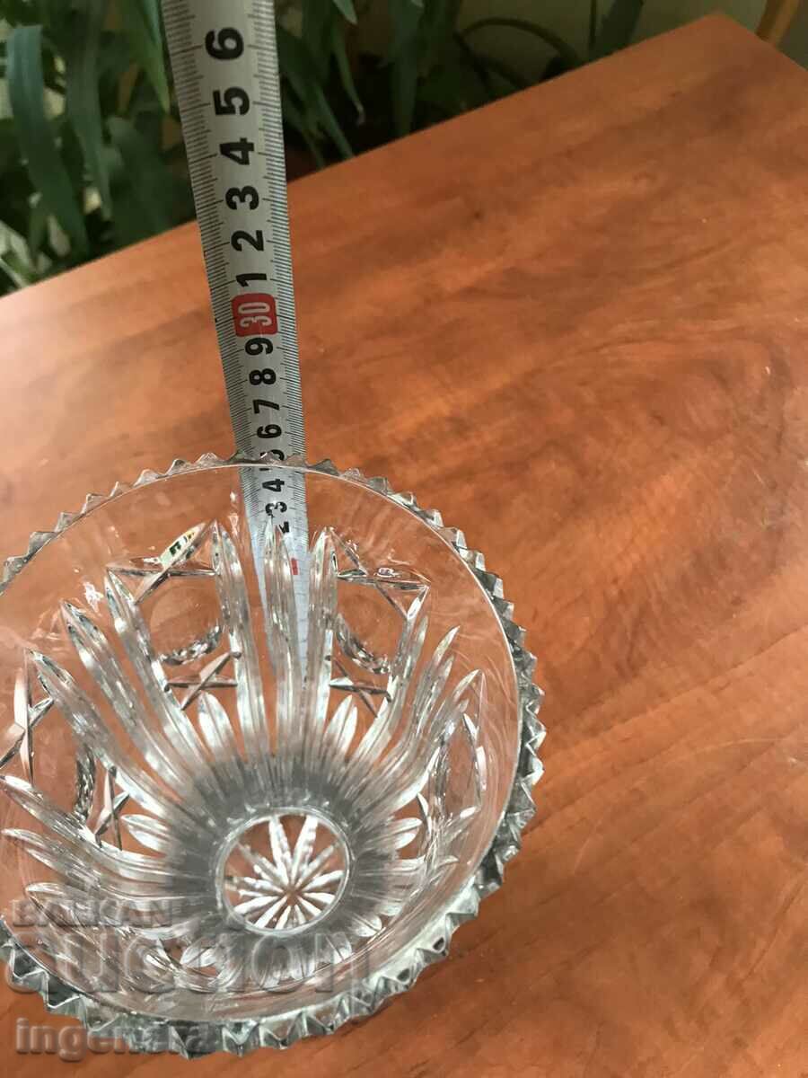 CRYSTAL VASE FROM 1986-13 BKP CONGRESS - 7 CRYSTAL VASE FROM 1986-13 BKP CONGRESS - 7