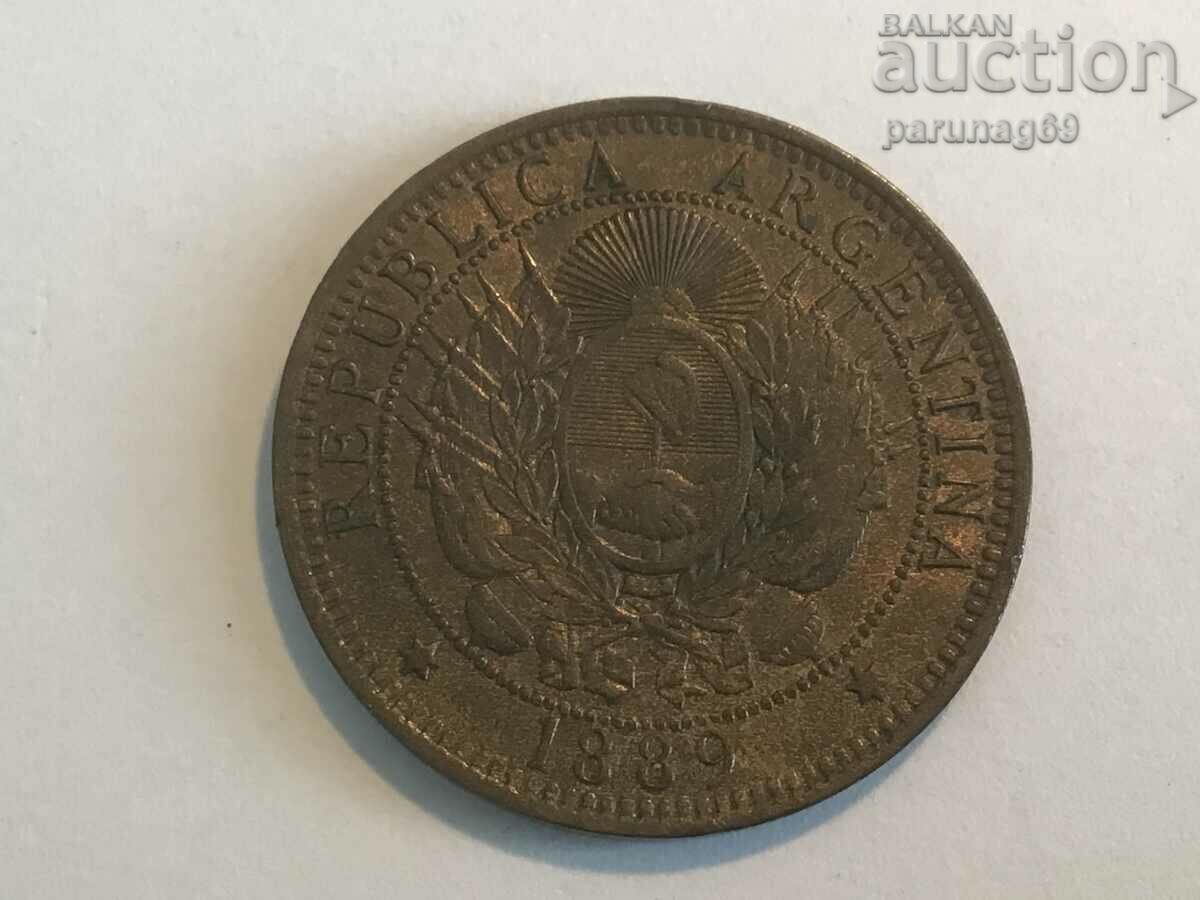 Argentina 2 centavos 1889 (BS)
