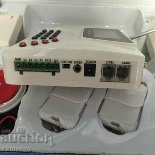 Auction IP-AP022 - GSM alarm with 2.6" LCD display, KB, 2 volume sensors Auction IP-AP022 - GSM alarm with 2.6" LCD display, KB, 2 volume sensors