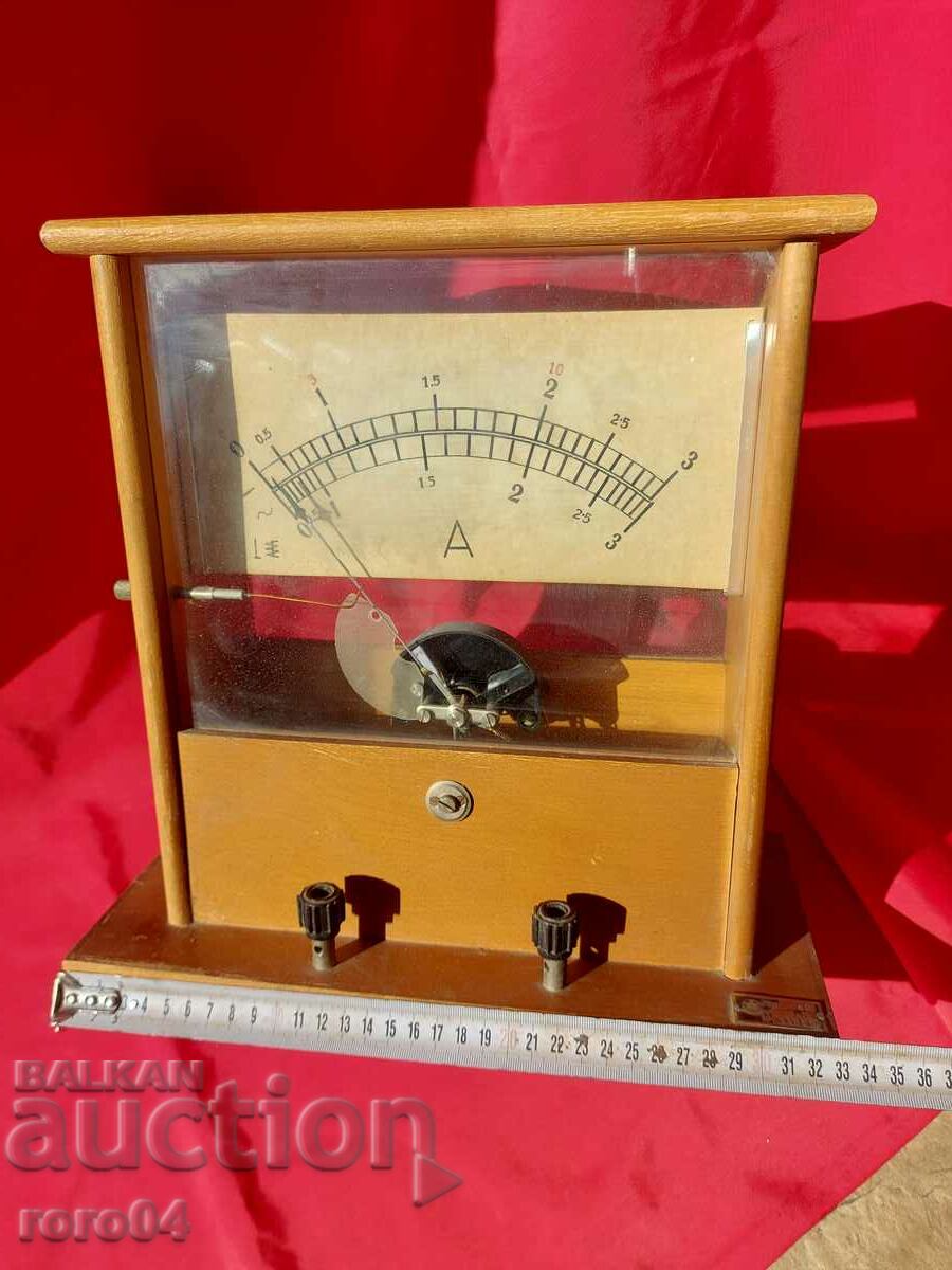 АМПЕРМЕТЪР - 1960 г. с цена 58.50 лв. | € 29.91 АМПЕРМЕТЪР - 1960 г. с цена 58.50 лв. | € 29.91