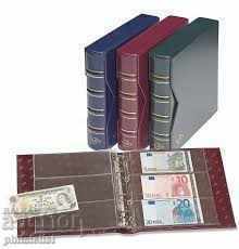 Auction Numis album for banknotes with 20 sheets of blue color Auction Numis album for banknotes with 20 sheets of blue color