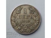 1 лев сребро 1910 -  сребърна монета #9