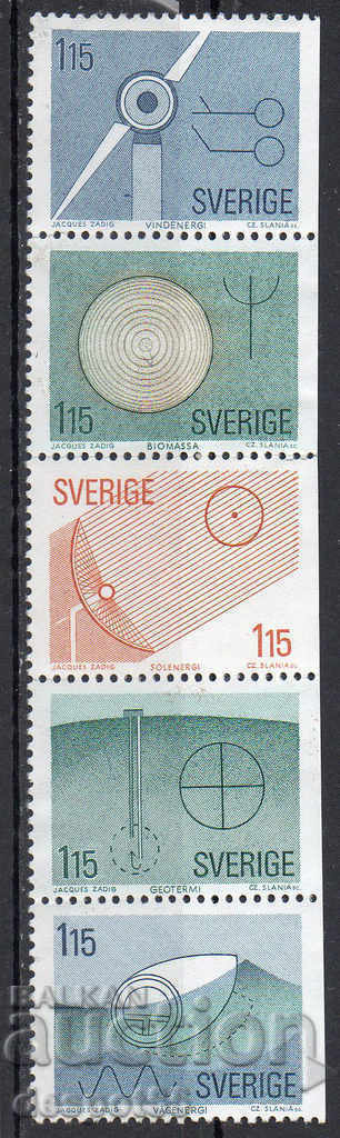 1980. Sweden. Renewable energy sources. Strip.