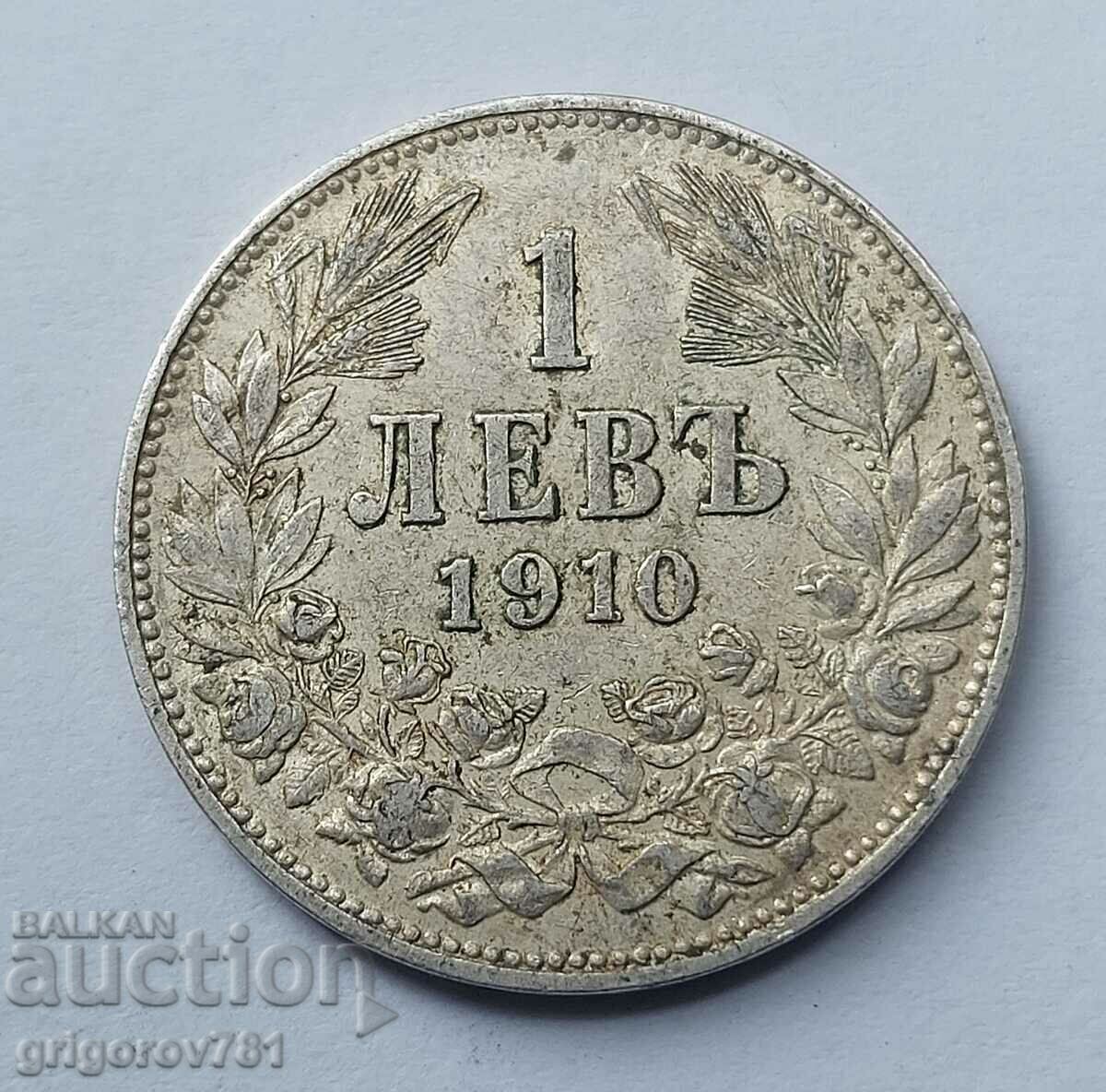 1 lev silver 1910 - silver coin #12