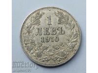 1 лев сребро 1910 -  сребърна монета #12