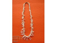 Interesting necklace (necklace) made of natural corals.