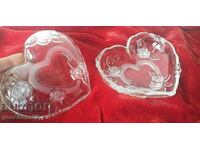 Glass shape "HEART" candy box