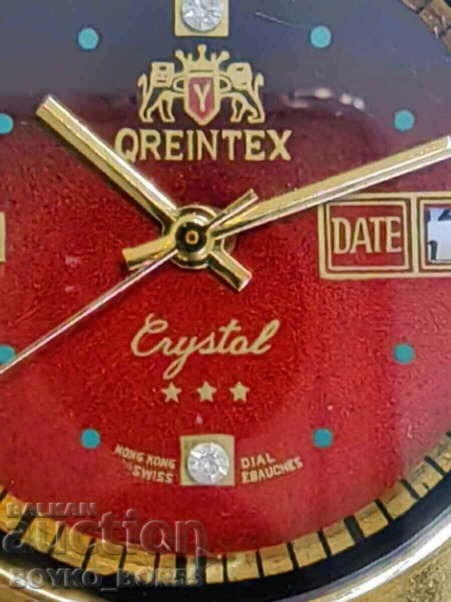 Delivery of Super Rare QREINTEX Hong Kong 70's Men's Mechanical Watch Delivery of Super Rare QREINTEX Hong Kong 70's Men's Mechanical Watch