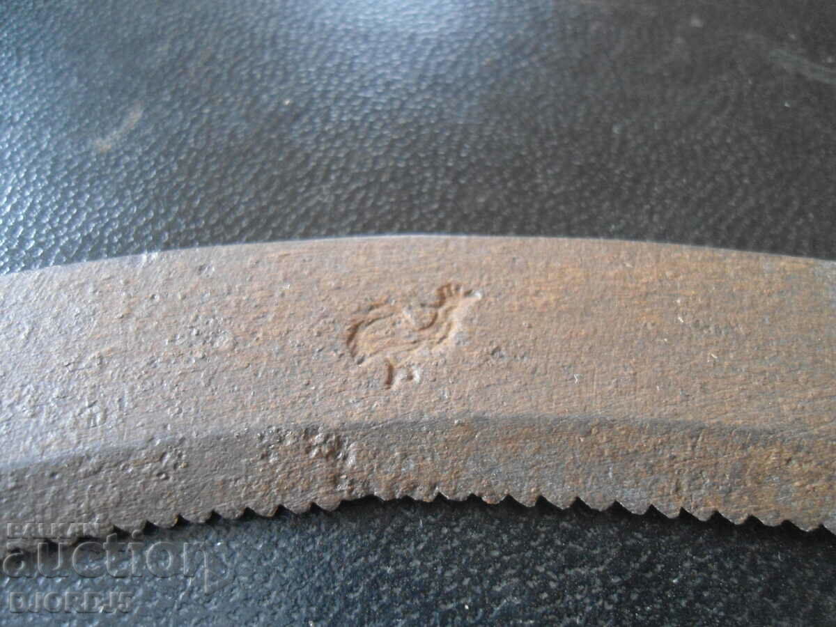 Delivery of Old sickle, markings