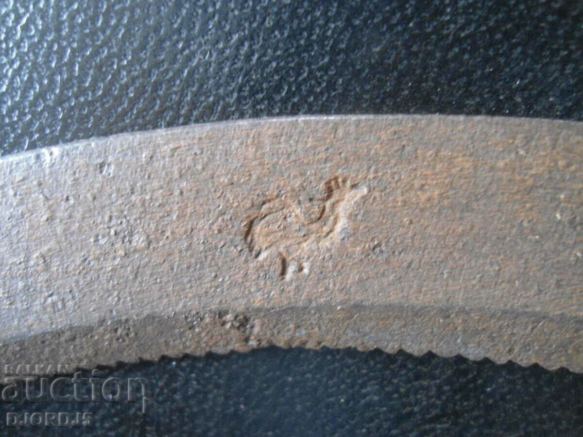 Old sickle, markings - 5