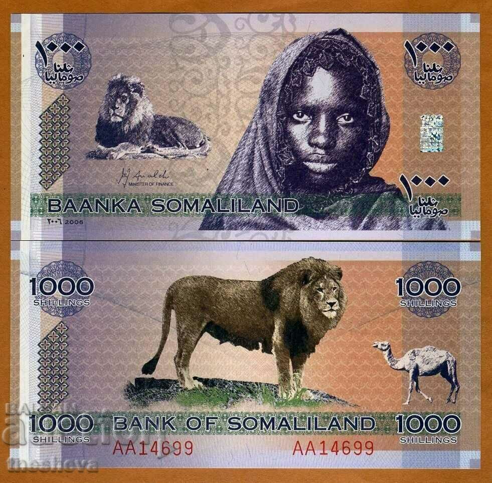 1000 Shillings Somalia UNC