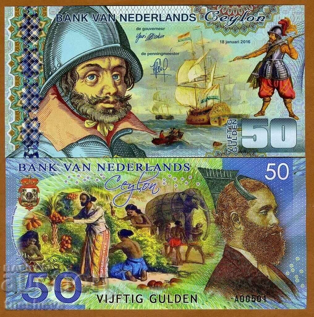 Țările de Jos Ceylon, 500 de guldeni, 2016, UNC