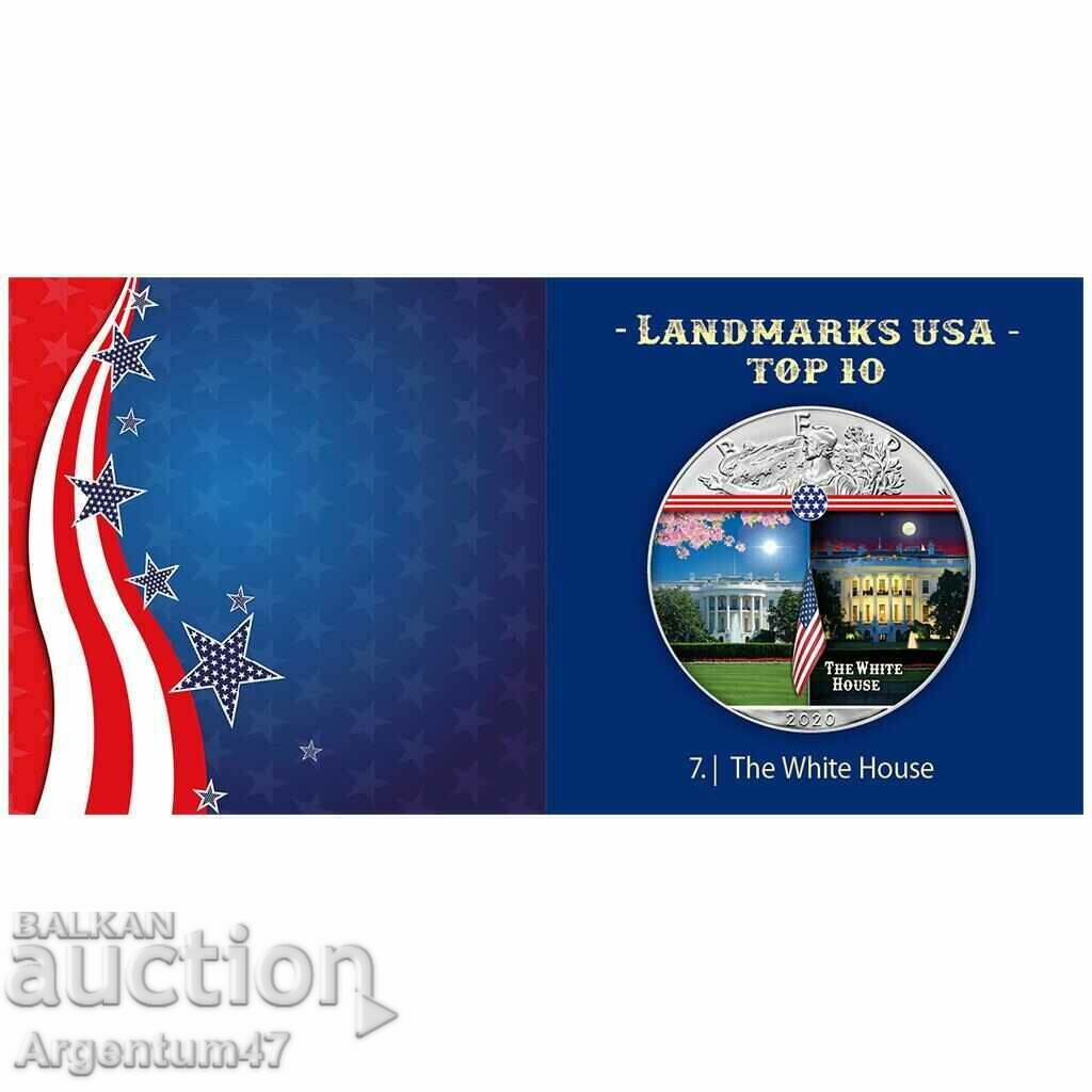 SILVER 1 OZ 2020 AMERICA THE WHITE HOUSE with price 149.99 BGN | € 76.69 SILVER 1 OZ 2020 AMERICA THE WHITE HOUSE with price 149.99 BGN | € 76.69