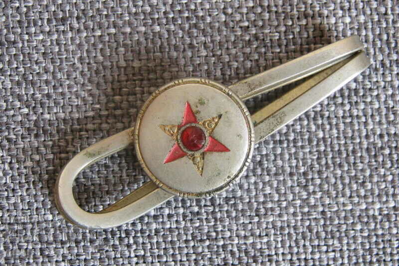 Old Jewish six-pointed star tie pin