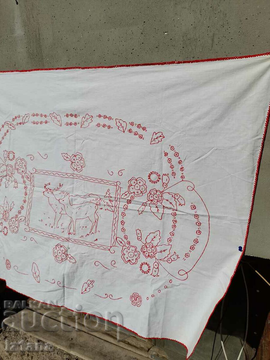 Delivery of An old embroidered hacker, wall cover Delivery of An old embroidered hacker, wall cover