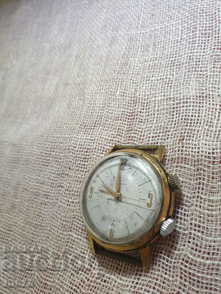 Flight - gold-plated, mechanical with option - alarm with price 80.00 BGN | € 40.90 Flight - gold-plated, mechanical with option - alarm with price 80.00 BGN | € 40.90