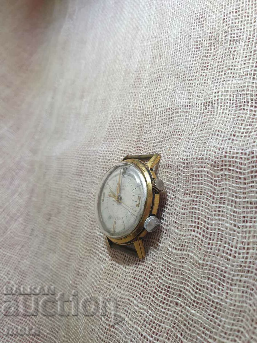 Auction Flight - gold-plated, mechanical with option - alarm Auction Flight - gold-plated, mechanical with option - alarm