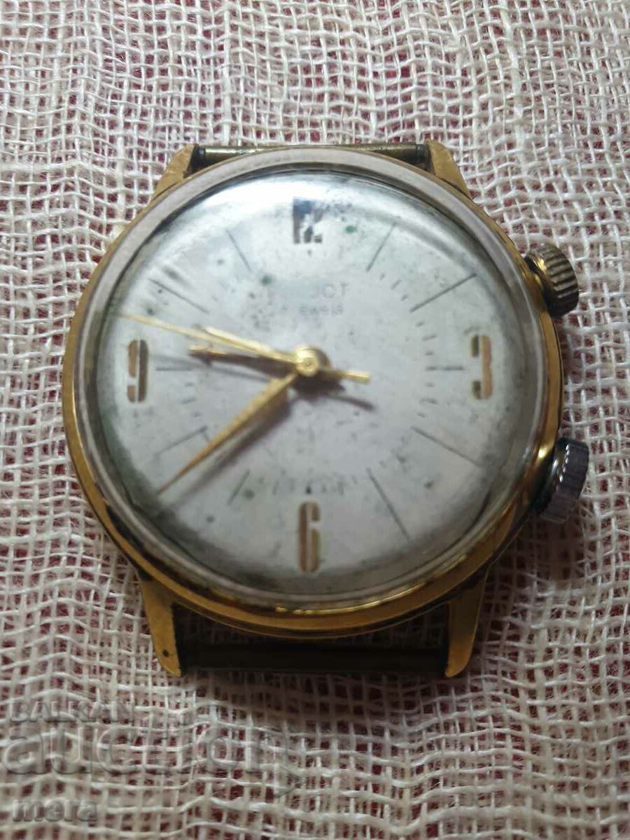 Delivery of Flight - gold-plated, mechanical with option - alarm Delivery of Flight - gold-plated, mechanical with option - alarm