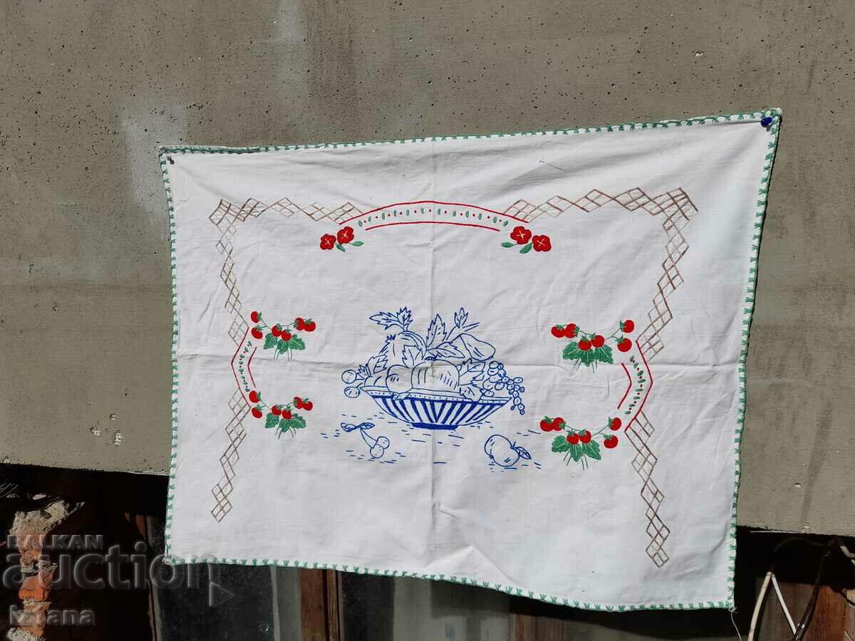An old embroidered hacker, wall cover with price 30.00 BGN | € 15.34