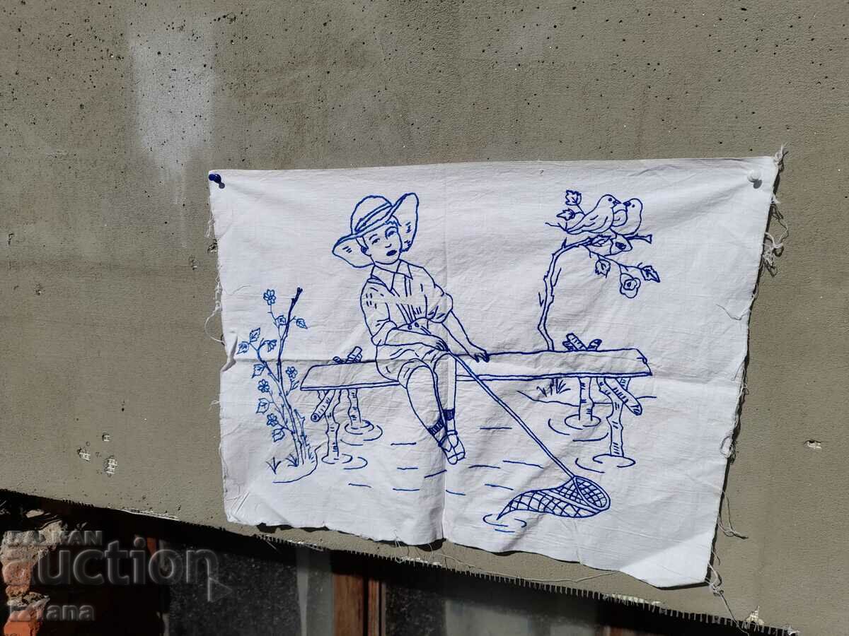 Старина бродирана калъфка за възглавница с цена 25.00 лв. | € 12.78 Старина бродирана калъфка за възглавница с цена 25.00 лв. | € 12.78